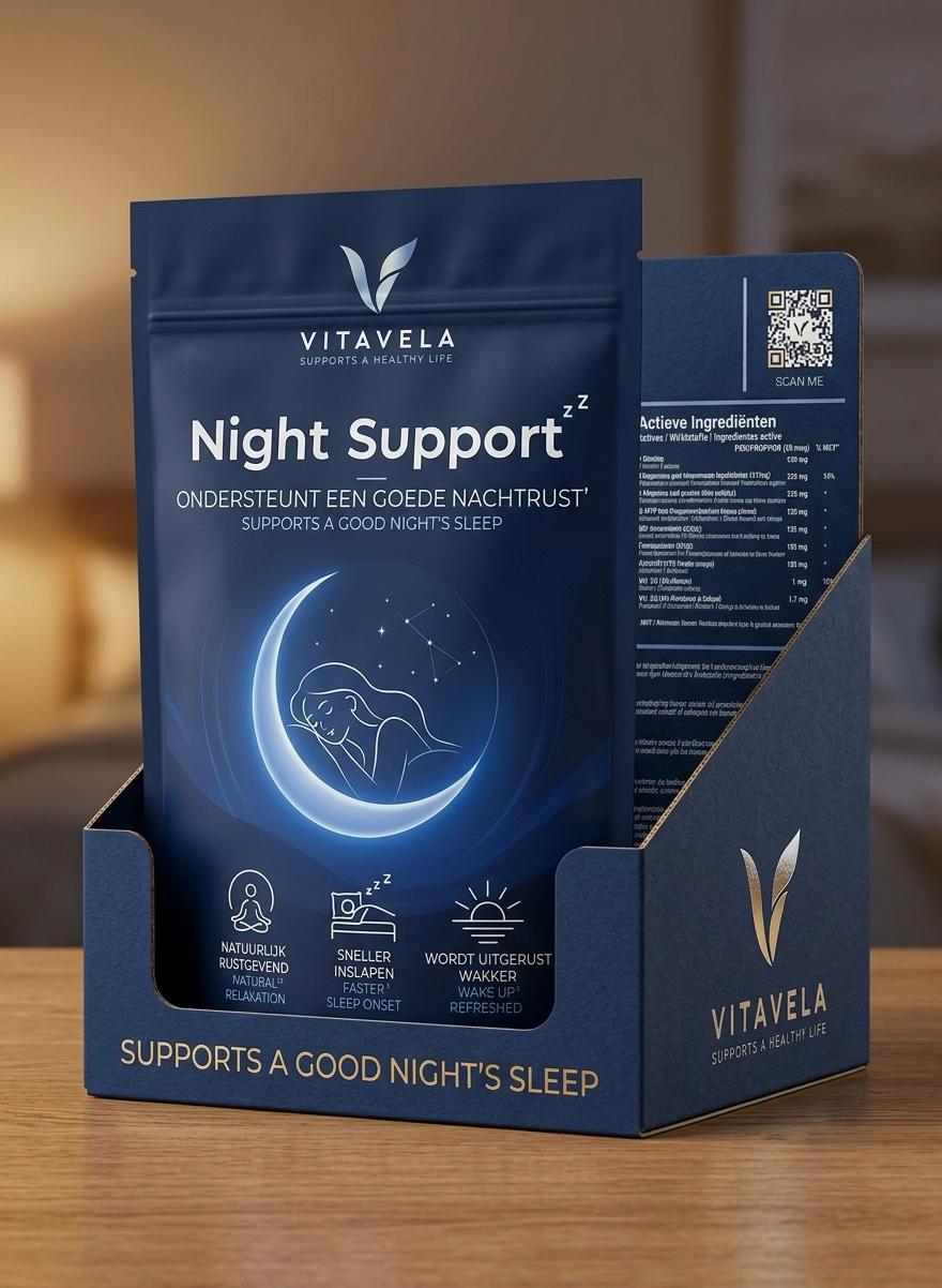 Night Support met L-glycine, magnesium & L-theanine